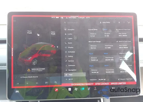 2020 Tesla Model Y Long Range Dual Motor All-Wheel Drive из США, поврежденный, VIN 5YJYGDEE9LF009277